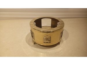 Mandir Dish Stand Gold Only