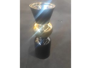 Gold Black Ceremic Display Small