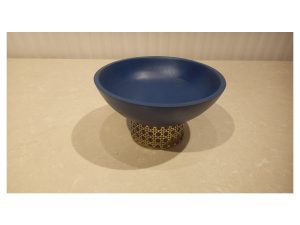 Blue Bowl With Base Med – HGC00139