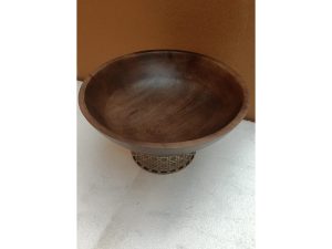 Brown Bowl With Base Big – HGC00141