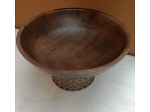 Brown Bowl With Base Med – HGC00142