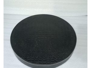 Black Round 15 Tray