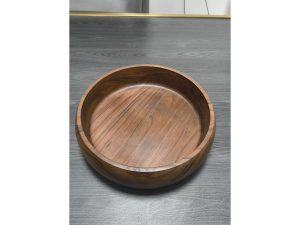 Wooden Bowl 11X11X3.5 – HGC00256