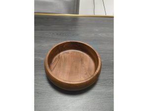 Wooden Bowl 9X9X3 – HGC00257