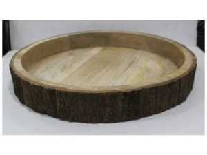 Round Tray With Chaal 16X16X2