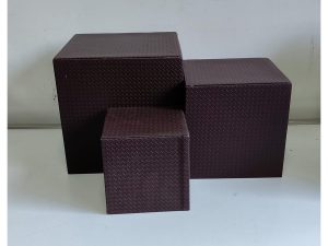 Deep Marrom Leather Riser