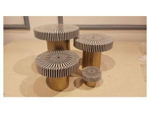 Riser With Fluted Base