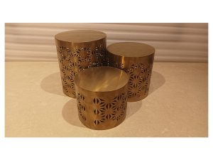Star Round Riser Gold