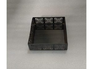 Lazer Cut Tissue Tray Blk