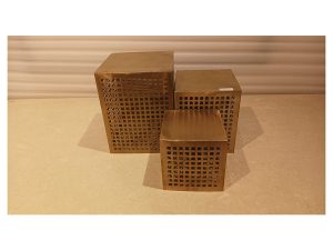 Squ Box Dibbi Riser Gold Stop