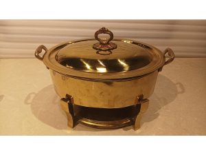 Plain Oval Dish Gold