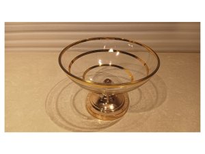 Gold Rim Glass Bowl – HM004460