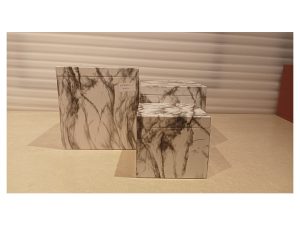 White Grey 1 Top Riser