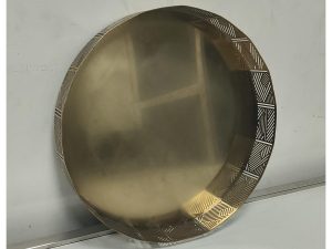 Small Cut Gold Tray 13X2