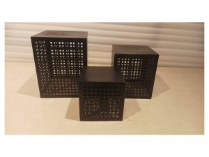 Sq Box St Black Riser