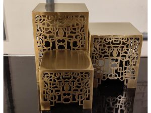 Moroccan Design Riser Gold