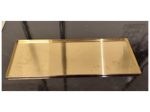 Gold Warmer Tray 8X22