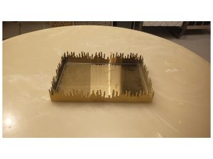14X10 Gold Tray