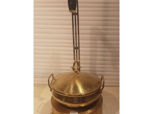 Hammer Design Gold Dish