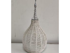 White Jute Round Big Display