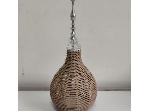 Brown Jute Round Small Display