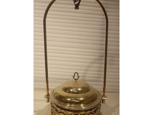 Arabic Dish 7 Inch Gold