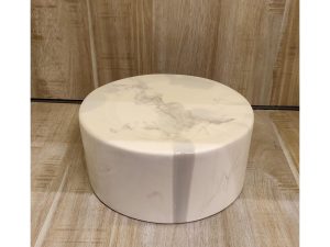 White Mdf Round 8X4 Riser