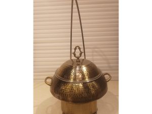 Antique Black Gold Handi Dish