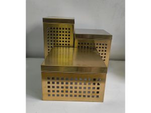 Sq Box Gold 1 Top Riser