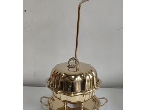 Flower Cut Gold Small Dish