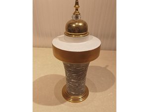 Grey With Gold Lid Big Display