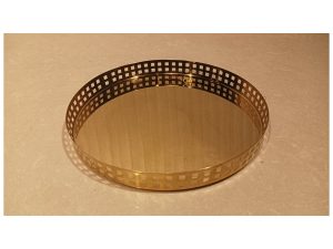 Check Box Warmer Tray Gold