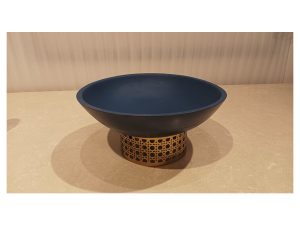 Blue And Gold Bowl Large – HMJM00198