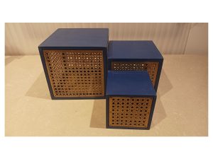 Blue Wooden Riser