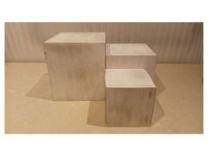 Wooden White Wash Riser