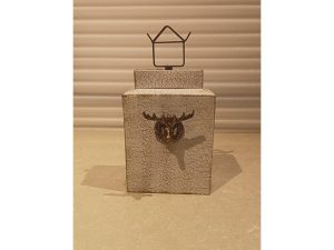 White Sq Display With Lid Small
