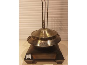 Antique Gold Dish Big