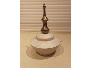 White Gold Antique Display