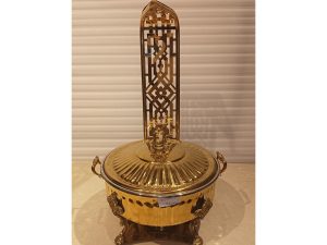 Gold Angular Cut Dish