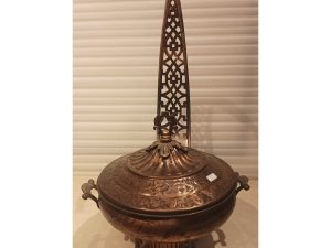 Atq Rose Gold Flower Nobe Dish